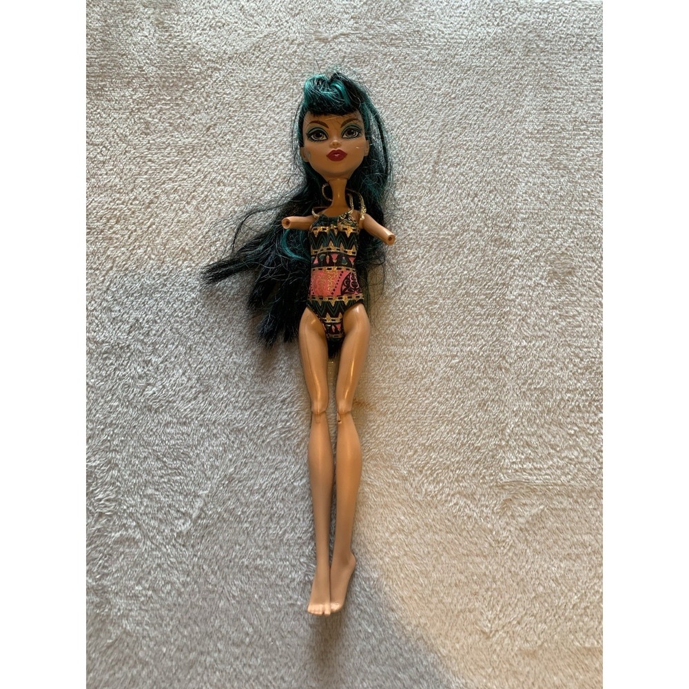 Monster High 13 Wishes Cleo de Nile Desert Frights Oasis Doll  No Arms